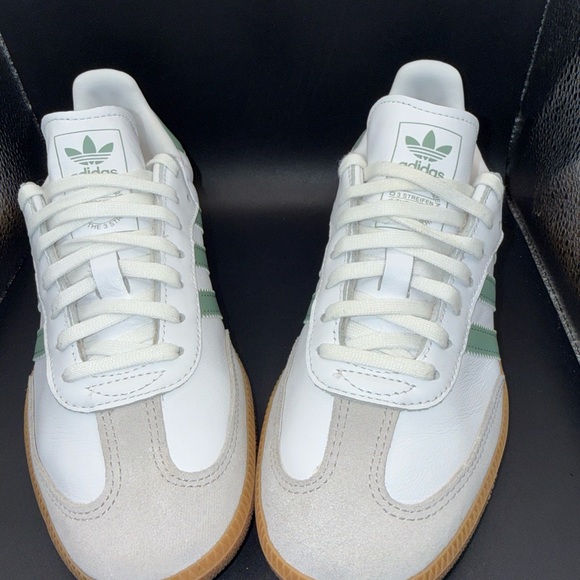 adidas Other - Size 6Y - Adidas Samba OG J ‘White Silver Green’, JP5479, Very Clean, No OG Box!